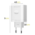 Oppo 33W Supervooc 33 Watt Fast Charger US EU Wall Adapter For OPPO A96 A76 F19 F19 Pro Find N X K9X R11 R17 Reno 7 se 6 Pro With 1M USB Type-C Cable. 