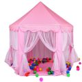 Princess Castle Tent for Girls Fairy Play Tents for Kids Hexagon Playhouse Children or Toddlers Indoor or Outdoor Games,Plastic,. 