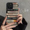 【kunmingxiashupu】Japan Graffiti Art Letter Label Silicone Soft Case For iPhone 15 14 13 12 11 Pro Max XS X XR 7 8 Plus SE Camera Lens Protective. 