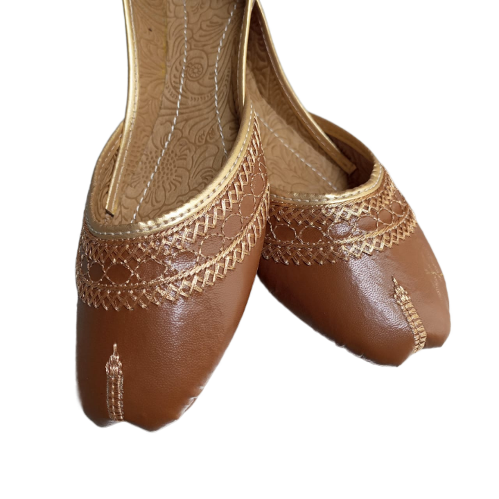 Brown%20%20Khussa%20for%20girl%20/%20Desi%20khussa%20/Brown%20Khussa%20for%20woman/%20%20Ladies%20Khussa%20/%20Gk%20Style%20-%20Image%203