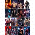 Jin Kazama Tekken 7 Uncut A5 Sticker Sheet For Video Games Enthusiasts Tekken Lovers Notebook Laptop Luggage DIY Crafts. 