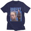 Funny Robert Pattinson Standing Meme T Shirt Men Pre-shrunk Cotton Tee Tops Rob Tshirts Short Sleeved Fashion T-shirt. 