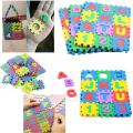Kid learning Educational Alphabetical  Numerical Fomic Puzzle Toy. 