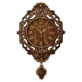 Hitco Fancy Bridal Wall Clock - Pendulum Wall Clocks - New Style Hanging Wall Clocks for Bedroom / Living Room / Decor - Decorating Item for Home - Clock Wall Stylish. 