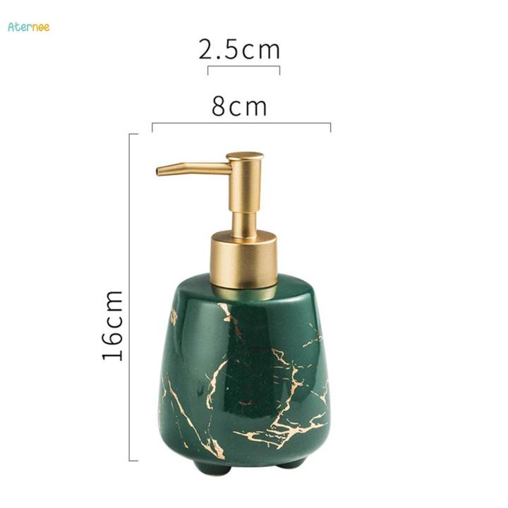 Bathroom%20Counter%20Ceramic%20Liquid%20Soap%20Dispenser%20260ml%20Pump%20Bottle%20Refillable%20for%20Women%20and%20Men%20-%20Image%208