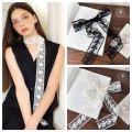 NEW Polyester Flower Lace Neck Strap White Black Belt French Hairband Multi-function Long Ribbon Ladies/Girls. 