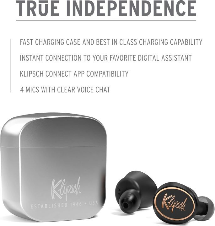 Klipsch%20T5%20True%20Wireless%20Headphones,%20Silver,%201067567,%20Small%20-%20Image%206