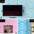 Foam 3D Doraemon Wallpaper adhesive wall decor Sticker for bedroom Bricks foam Design Bubble Brick Cartoon Wallpaper. 