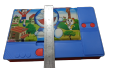 Large 6 Button Pencil Box Length 10 inch Width 6 inch School Box Character Double Sided Plastic Pencil Box Pack of 01 Pcs. 