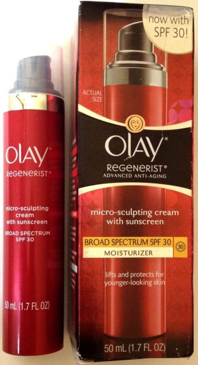 NEW Olay Regenerist Micro-Sculpting Cream Face Moisturizer with SPF 30