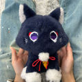 NEW Anime Genshin Impact Wanderer Balladeer Cute Cat Plush Stuffed Dolls Toy Birthday Xmas Gift. 