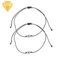 Couple Accessories Stylish Heart Decor Couple Bracelets Adjustable Unisex Wrist Jewelry for Valentine's Day Lightweight Trendy Gift for Men Women. 