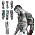 Large Full Arm Sleeve Temporary Tattoo Stencil Sticker Body Art 3D Waterproof. 