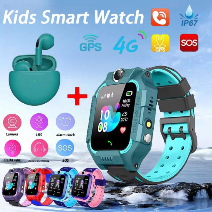 New Kids Smart Watch SOS Antil-lost GPS Location Camera Card Call IP67 ...