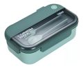 Rectangular 2 Compartment Bento Box With Spoon & Fork Lunch Box for Adults and Kids Dishwasher and Microwave Safe. 