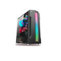AA Tiger Hunting Black ATX Gaming PC Case with 3 RGB Fans | Micro ATX PC Casing | Low Price Gaming Case with Fans. 