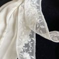 NEW Polyester Flower Lace Neck Strap White Black Belt French Hairband Multi-function Long Ribbon Ladies/Girls. 