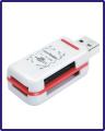 All Card Reader, Sd Card Reader, Memory Card Reader Multi Card Reader ALL IN 1 CARD READER All Cards Reader, Sd Card & Memory Cards Reader 4 in one Card Reader (SD Card, MS Card, T Flash Card, M2 Card) for Computer, Laptop, Mobile, DVR, LED TV, Camera, an. 