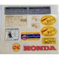 Sticker set honda bike 70cc for original look of bike. 