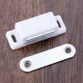 2pcs  Plastic Body Magnetic Door Stopper Cabinet Catch Holder suction m pvc. 