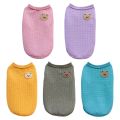 『27Pets』5 Colors Bear Pattern Walf Checks Material Dog Clothes Cat Costume Pet Supplies. 