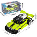 Remote Control Rock Monster Car with Lights & Flame Spray Function Stunt Car - 1:20 Scale - Four Channel - Operated Battery - Green. 