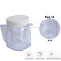 For Oster Blender Replacement Parts, 4937 Mini Osterizer Blender Jar Accessory, Cup Mini Plastic Jars with Lids (2 Pack). 