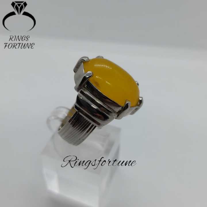 Yellow%20Aqeeq%20Ring%20For%20Men%20%20Zard%20Aqeeq%20Stone%20Ring%20%20Natural%20Yellow%20Agate%20-%20Image%204