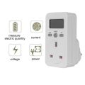Digital Power Meter Plug-In Socket Electric Wattmeter Energy Monitor Uk Plug. 