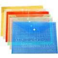 My Clear Bag Transparent Button File Bag Plastic Folder FS LEGAL SIZE (4 Pcs). 