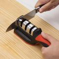 Title: Kitchenly 4-in-1 Professional Knife & Scissor Sharpener – Adjustable Manual Sharpening Tool. 