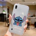 Classic Stitch Case For Samsung Galaxy A10 Phone Cover Cartoon Girl Gift Soft TPU Coque Funda For Samsung A 10 galaxyA10 Cute. 