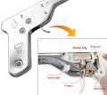 Original Pistol_ Shape Kitchen Gas Stove Lighter - Silver (Made In Japan) Steel Gas Lighter. 