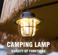 New Led Camping Lantern Lamp Portable Bulb Wind Light Kettle Electronic Candle Camping Lamp Light With Hook 7 Modes Outdoor Lighting Led Camping Light Type-C Usb Rechargeable Waterproof Emergency Bulb High Power Tents Lighting. 