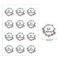 100 PCS Eid Mubarak Paper Gift Sticker Candy Label Sealing Stickers Eid Al-fitr Ramadan Kareem Decoration Festival Party Supplies D2. 