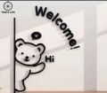 3D Wooden Wall Art Wall Décor Art for Home Room Decoration Items Trending Black MDF Wooden Panda Wall Art. 
