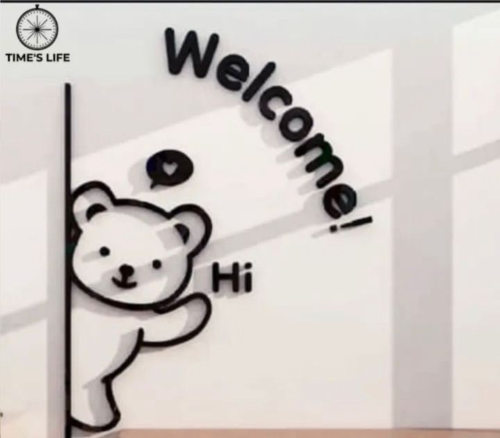 3D Wooden Wall Art Wall Décor Art for Home Room Decoration Items Trending Black MDF Wooden Panda Wall Art