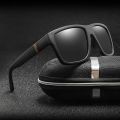 Fashion Square Polarized Sunglasses Men Vintage Plastic Male Sun Glasses Women Stylish Black Sport Shades UV400. 