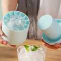Ice Cube Maker Cylinder Silicone Ice Cube Mold Quickly Freeze Ice Cubes Tray Cylinder Ice Bucket Maker Ice Bucket Cup Ice Mold Food Grade Ice Cubes Tray Freeze Ice Maker Accessories Cylinder Ice Tray Cup Ice Storage Box Home Silicone Ice Maker Bar Tool. 