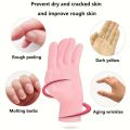 Silicone Socks 1 Pairs Women Men Dry Cracking Skin Anti Slip Silicone Moisturizing Socks for Aloe Socks Silicone Gel Heel Socks. 