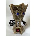 Arabian incense Bakhoor Burner Electric Metal Eid traditional Mabkhara. 