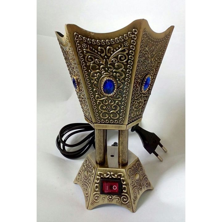 Arabian incense Bakhoor Burner Electric Metal Eid traditional Mabkhara