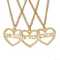 New Combination Broken Heart 2 Pieces 3 Pieces Pendant Necklace Forever Friend Ms. Jewelry Necklace Girlfriend. 