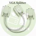 VGA Splitter Cable 1 Computer to Dual 2 Monitor Adapter Y Splitter VGA Cable Male to Female| 24-7 STORE. 