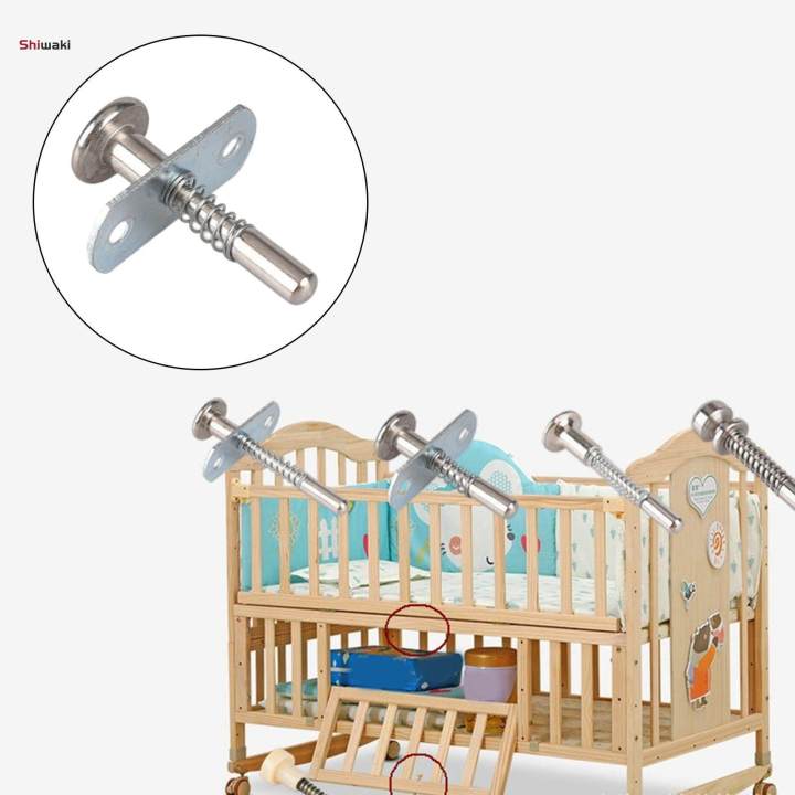 Spring Loaded Latch Pin Replacement Hardware for Cabinet Small Bed Supplies
