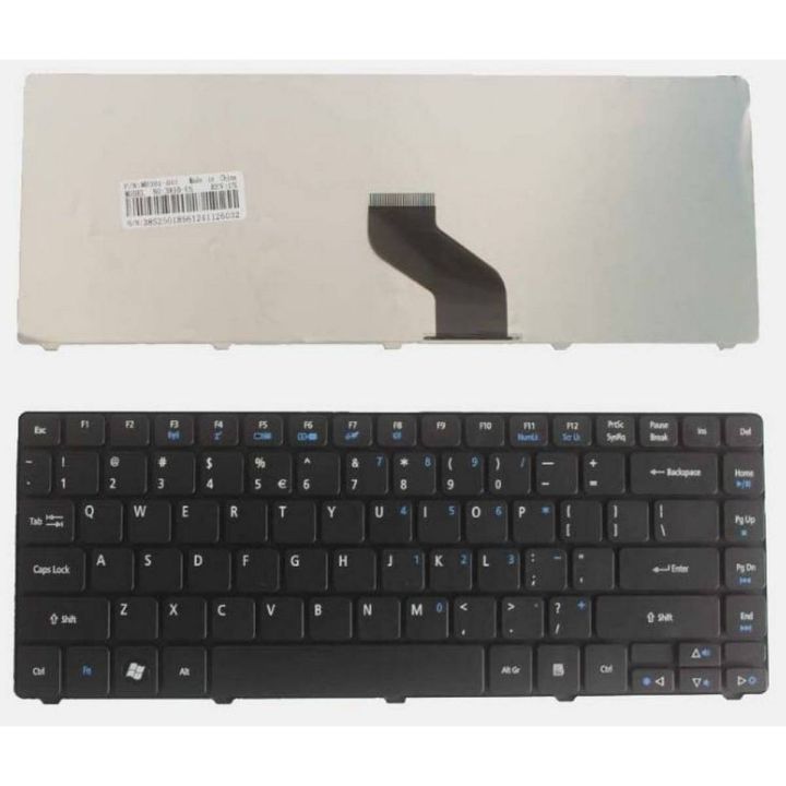 Laptop Notebook Keyboard For Acer Aspire 4738    P/N V104630DS3  – Black