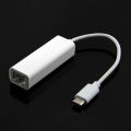 USB-C to Ethernet NIC Type-C to RJ45 LAN Network Dongle Connector. 