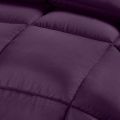Utopia - Comforter King Queen Twin White All Season Plush Siliconized Fiberfill Duvet Insert Box Stitched. 