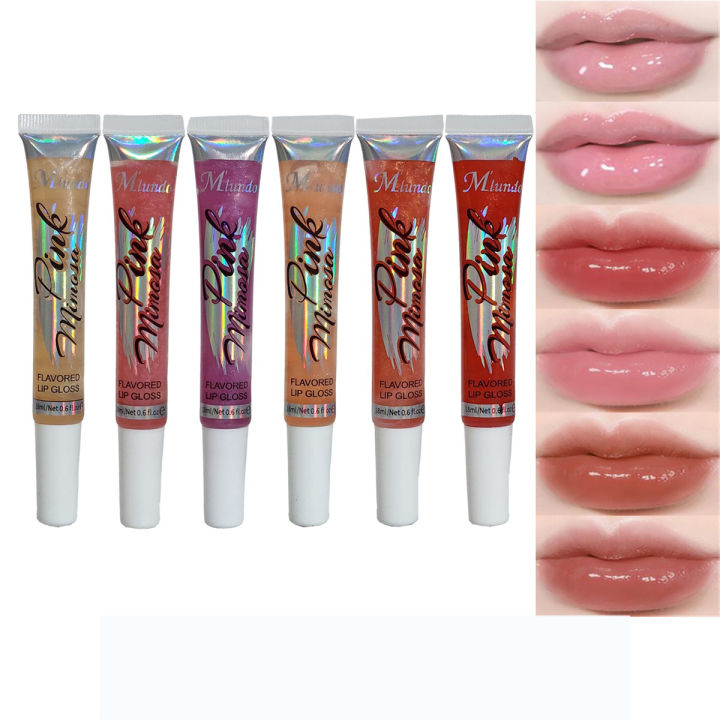 Miundo Pack of 3 pink Shiny lip gloss GZ8010093