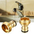 Universal 23 mm Hose Tap Kitchen Adapters Brass Faucet Tap Connector Mixer Hose Adaptor Pipe Joiner Fitting Garden Watering Tool. 